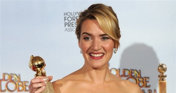 Kráska z Titanicu  Kate Winslet dostala letos Zlat glóbus jako nejlepší herečka v hlavní i vedlejší roli!