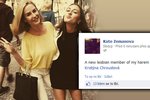 Kate na facebooku představila lesbický přírůstek do svého harému