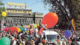 Barevný pochod Prague Pride