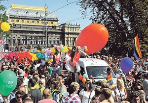 Barevný pochod Prague Pride