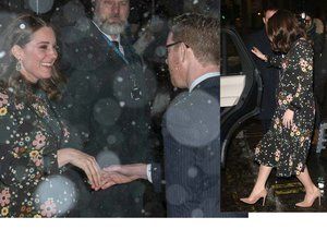 Vévodkyně Kate chodila v mraze jen v šatech.