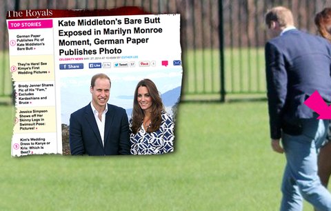 Skandální foto! Vévodkyně Kate byla pod sukní naostro!