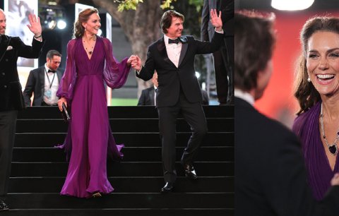 Cruise na premiéře sladil vlasy s princeznou Kate. Královsky se bavili!