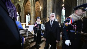Pohřeb Karla Schwarzenberga: Petr Pavel