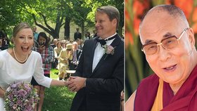 Svatební cesta Bursíkových: Za dalajlamou do Indie s hrnečkem s Havlem