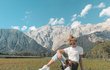 Kateřina Klausová na dovolené v Alpách