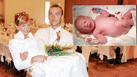 Europoslankyně Kateřina Konečná si manžela vzala v roce 2008. Letos v říjnu mu porodila syna Šimona.