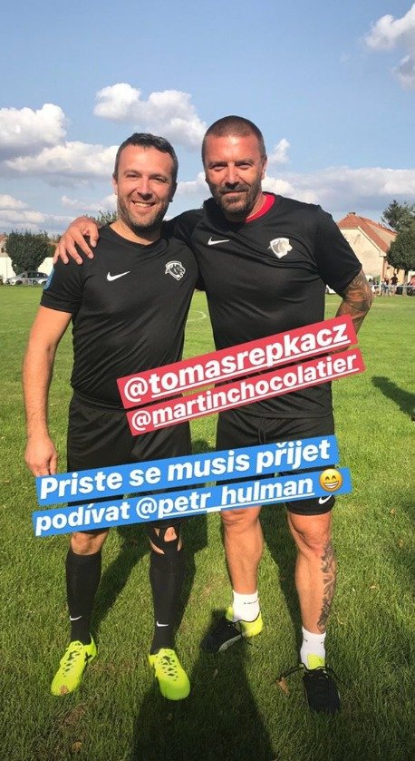 Tomáš Řepka na fotbale