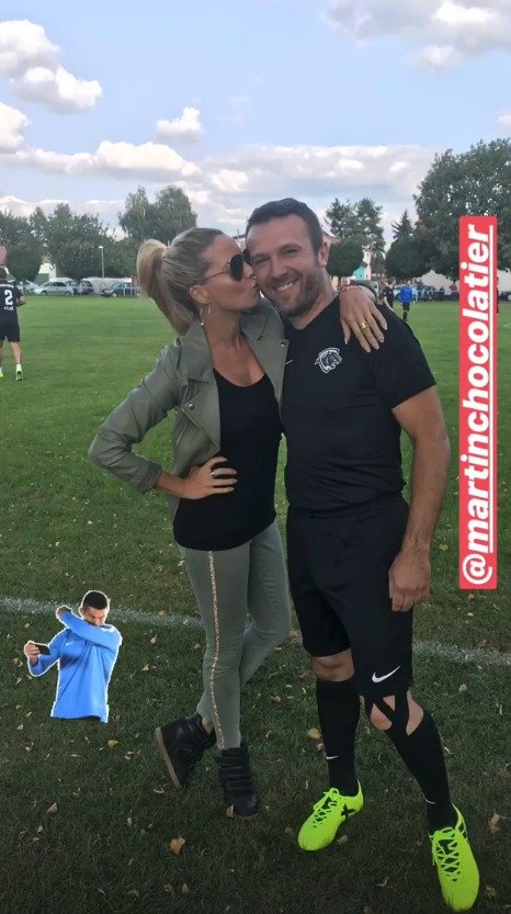 Kateřina Kristelová na fotbale