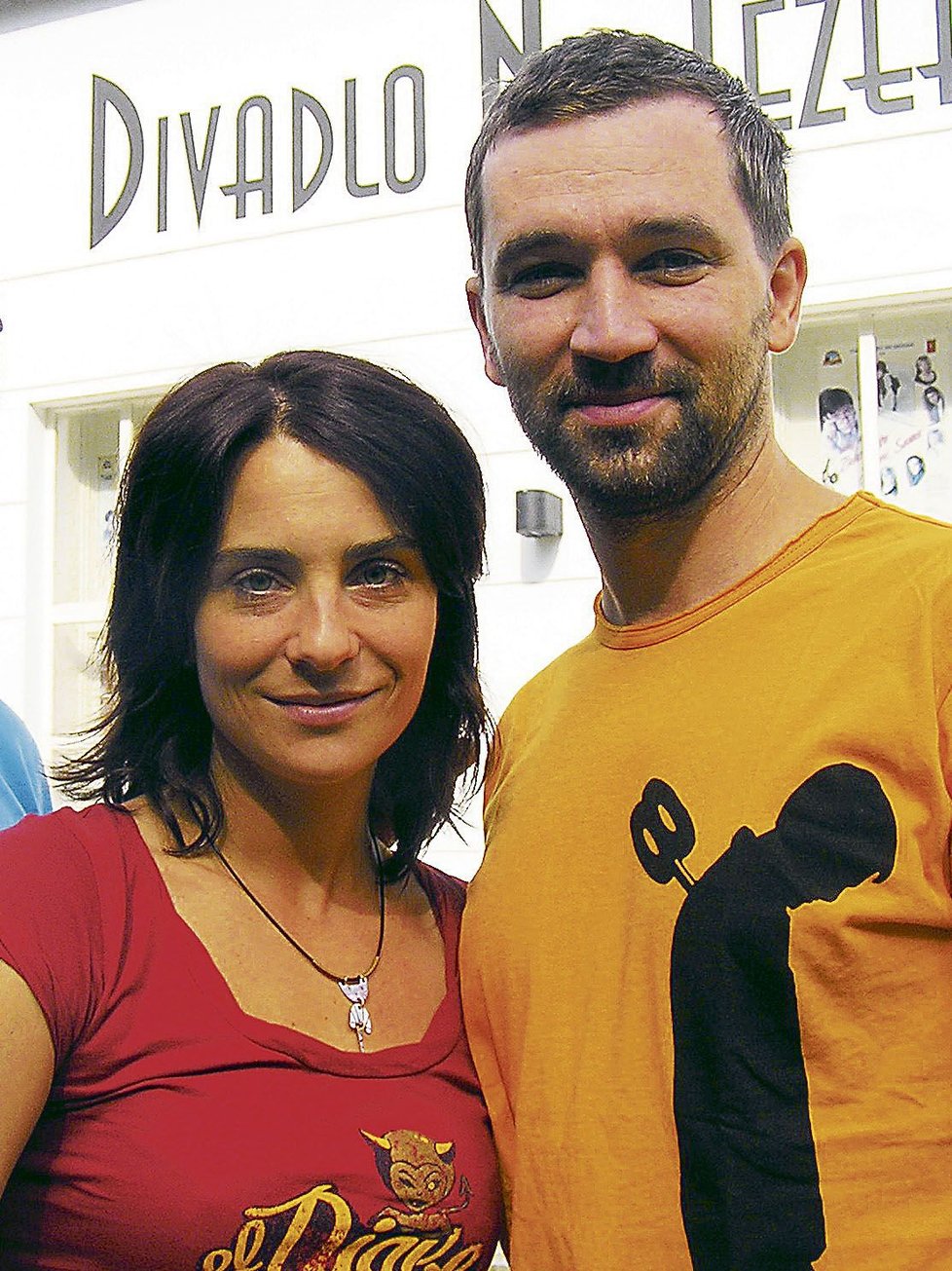 Ondřej Sokol s exmanželkou Kateřiou Lojdovou.
