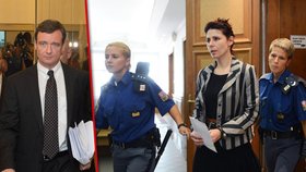 Kateřina Pancová (vpravo), komplicDavida Ratha, zůstává na dále ve vazební věznici