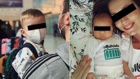 Češka Kateřina Pekařová nebyla s malým miminkem vpuštěna do letadla z Číny. S rodinou chtěla uniknout situaci kolem koronaviru.