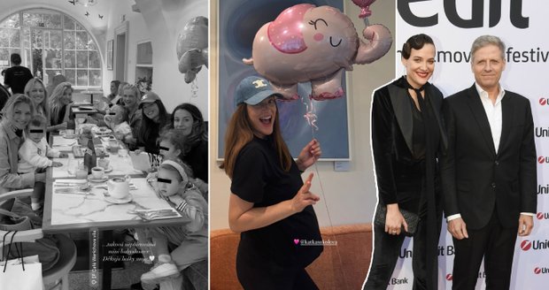 „Baby shower“ Kateřiny Sokolové