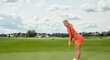 Golfová kráska Šideri Váňová ochotně zapózovala fotografovi