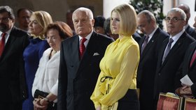 V březnu 2013: Kateřina Zemanová během inaugurace Miloše Zemana