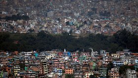 Hlavní město Nepálu Káthmándú.