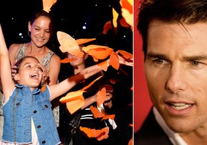 Tom Cruise a Katie Holmes jsou již rozvedeni a o dcerku Suri se stará máma. Cruise na dceru pěkně kašle!