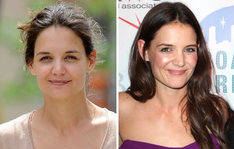 Tohle je krásná herečka? Katie Holmes vypadá bez make-upu otřesně!