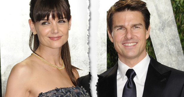 Katie Holmes a Tom Cruise, tento hvězdný pár je již minulostí