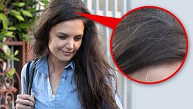 Katie Holmes má už šediny. No a co? Čeká nás to všechny!