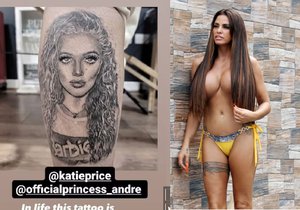 Katie Price has a scary tattoo!