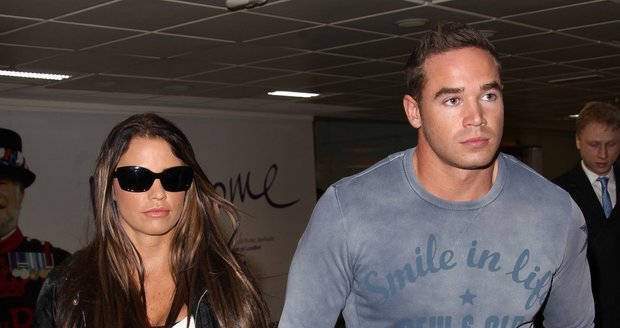 Katie Price s exmanželem Kieranem Haylerem