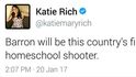 Jízlivý komentář na Twitteru stál moderátorku Katie Rich místo.