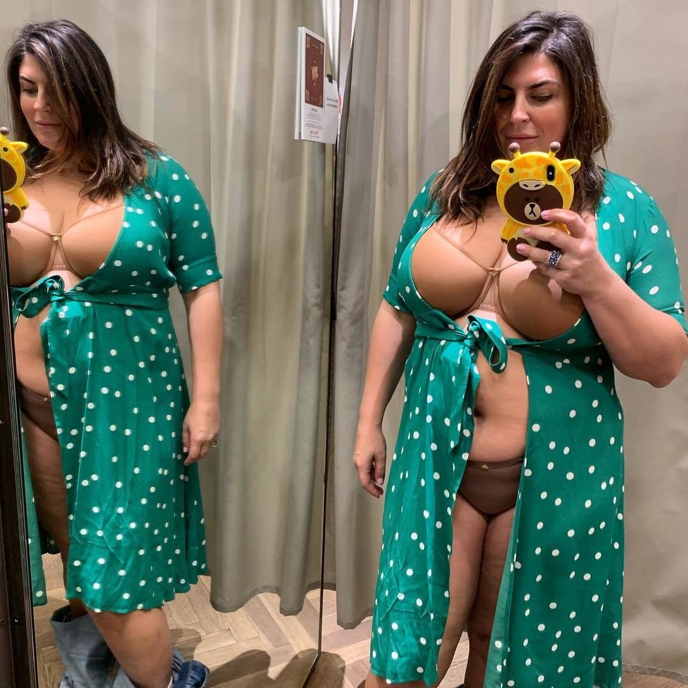 Plus size modelka kritizuje módní značky, které vyrábí malé velikosti