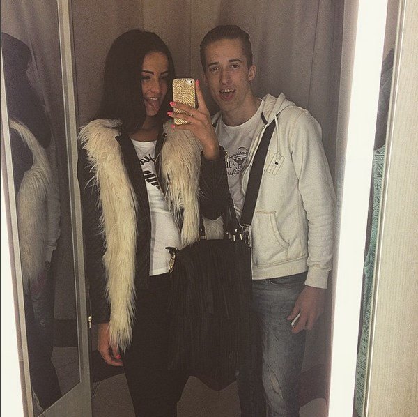 Modelka Katka se svým přítelem hokejistou Dominikem Rudlem