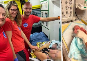 Katrin z Rovenska přišla na svět už v sanitce cestou do nemocnice
