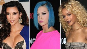 Kim Kardashian, Katy Perry a Rihanna zářily už na poledním srazu před Grammy