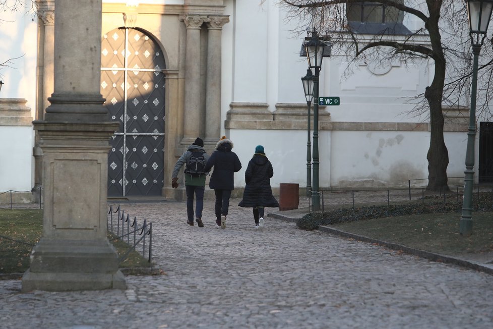 Stihli i prohlídku Pražského hradu.