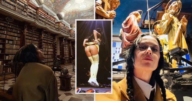 Katy Perry si návštěvu Prahy jak se patří užila.