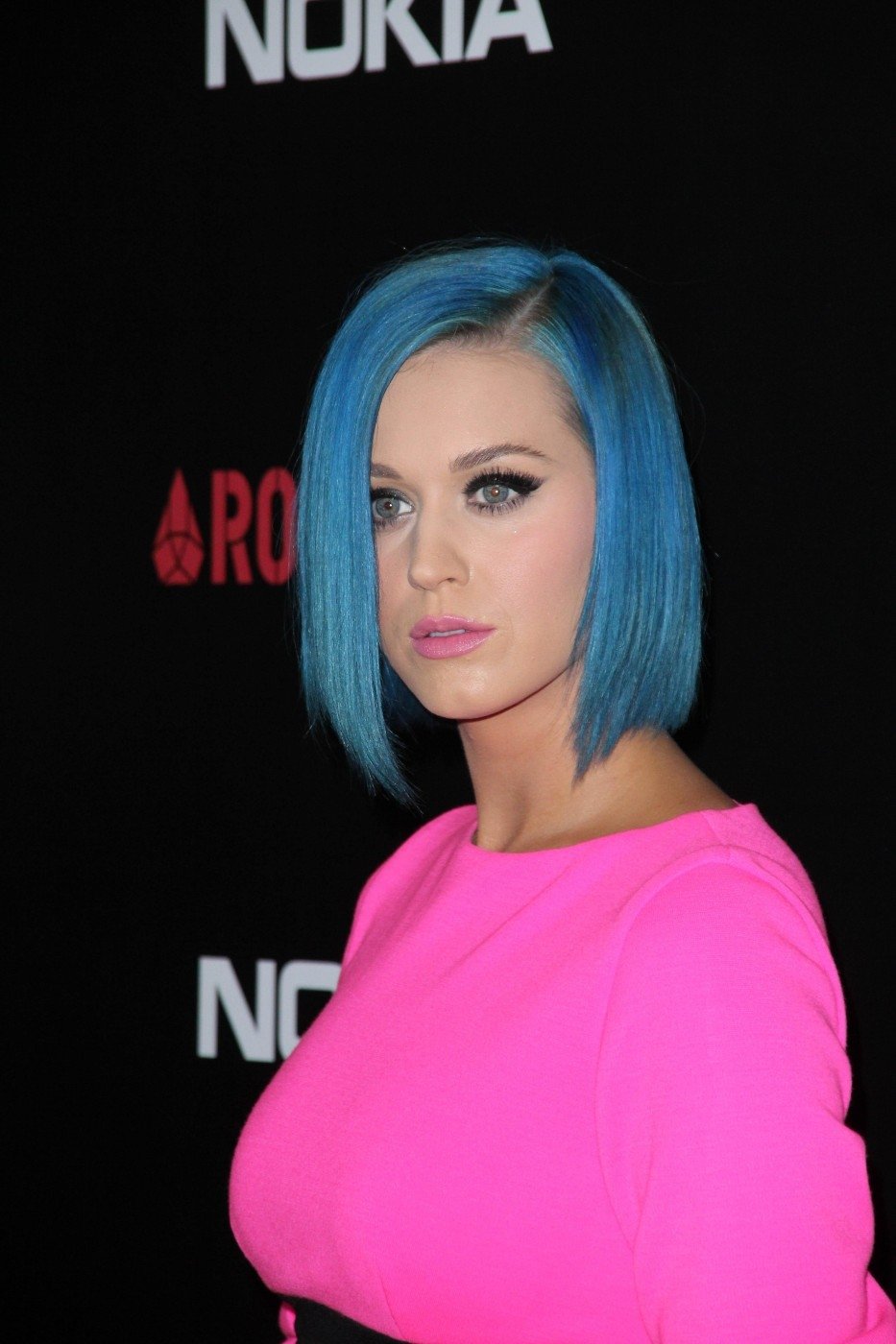 Katy Perry si nedávno obarvila vlasy na modro