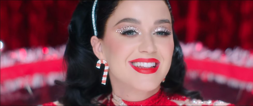 Rozkošný vánoční klip Katy Perry