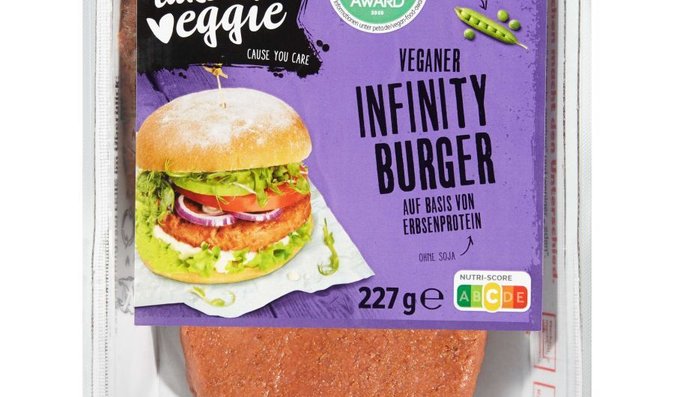 Infinity Burger je vyrobený na bázi hrachové bílkoviny
