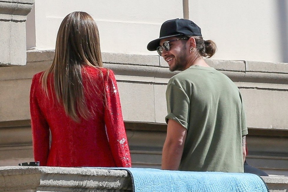 Tom Kaulitz randí s Heidi Klum.