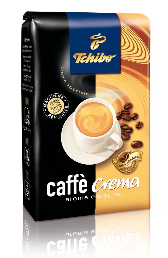 Zrnková káva Tchibo Caffè Crema, praží se výhradně ze zrn typu Arabica, Tchibo, 500 g za 239,90 Kč