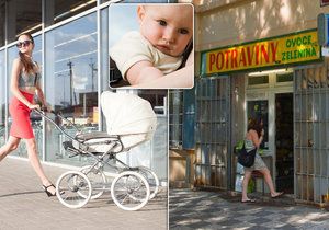 Obchody i kavárny odmítají rodiče s dětmi a kočárky. (Ilustrační foto)