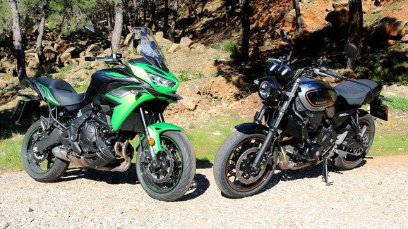 Jízdní dojmy s Kawasaki Versys 650 a Z650RS: Stejné těsto, ale jiná chuť!