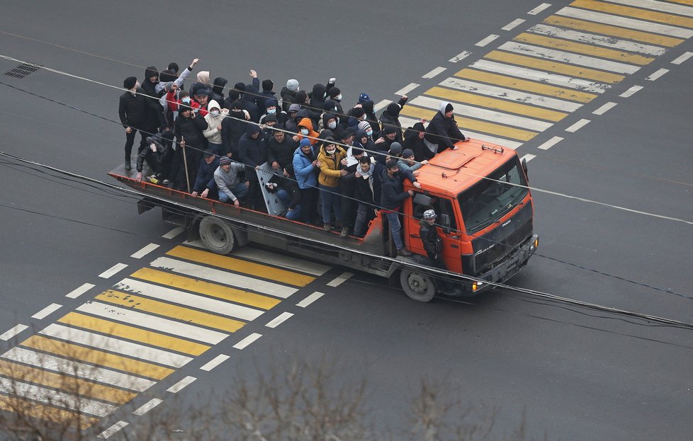 Protesty v Kazachstánu, (6.01.2022).