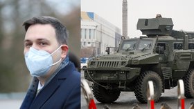 Ministr Lipavský v reakci na nepokoje pozastavil licence na vývoz zbraní do Kazachstánu