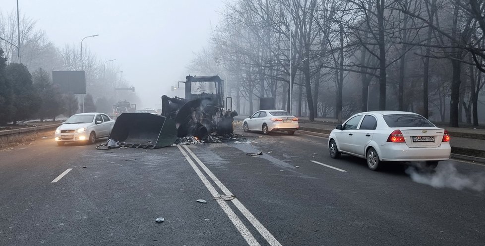 Protesty v Kazachstánu, (7.01.2021).