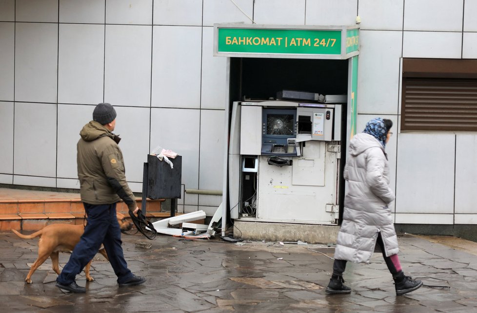 Záběry z Kazachstánu, kde proběhly mohutné protesty, (7.01.2022).