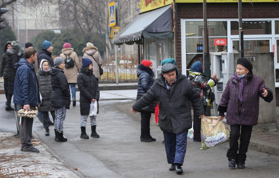 Záběry z Kazachstánu, kde proběhly mohutné protesty, (7.01.2022).