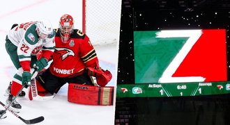 Nechutná propaganda při zápase KHL: Zlo na hokeji!