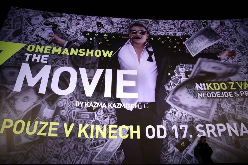 Slavnostní předpremiéra Kazmova nového filmu Onemanshow The Movie