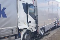 Další nehoda zablokovala dálnici D5: Na Tachovsku se srazily dva kamiony
