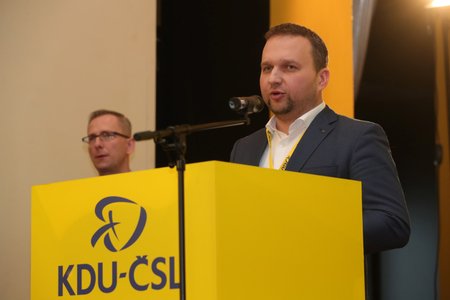 Výborného vystřídal v čele KDU-ČSL Jurečka (25. 2. 2020)