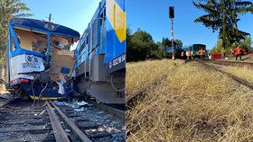 Ve Kdyni se v září 2020 srazil osobní vlak s lokotraktorem táhnoucím měřící vůz.